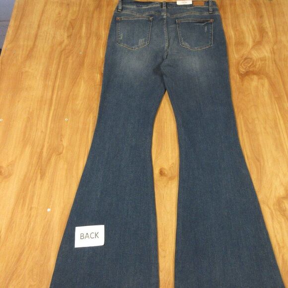 JUDY BLUE High Waist Flare Fit Jeans JB88172 Sz 13/31 Wide Leg Stretch Denim NWT - Picture 9 of 16